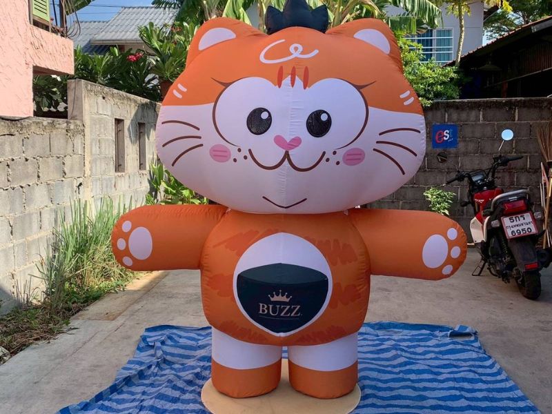 คำถามที่ลูกถามบ่อยเกี่ยวกับชุดมาสคอตเป่าลม